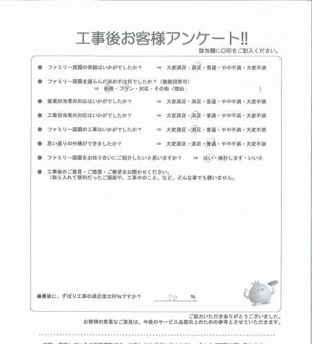大阪府吹田市 I様