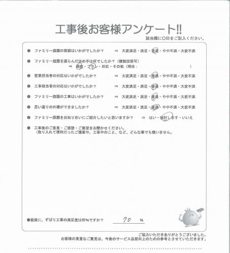 兵庫県川西市 Y様