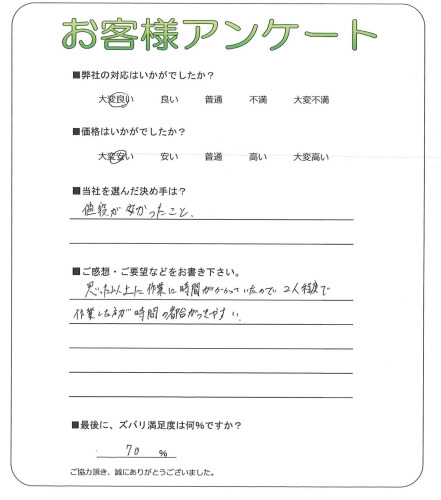 大阪府八尾市 F様