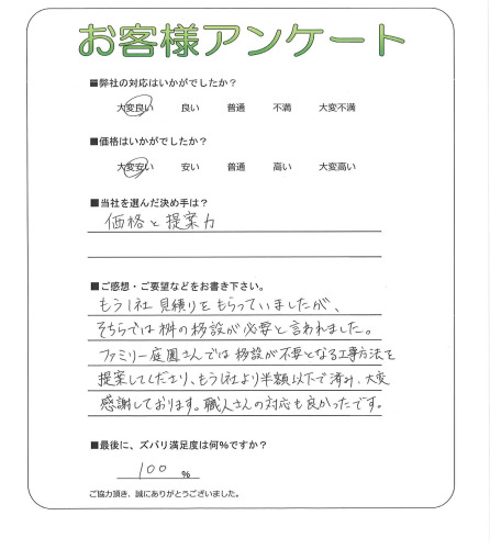 大阪府岸和田市 K様