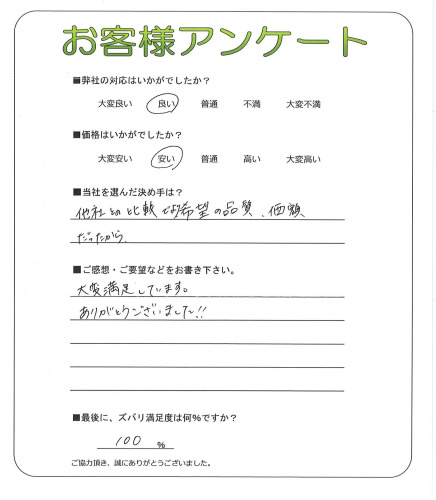 大阪府高石市 H様