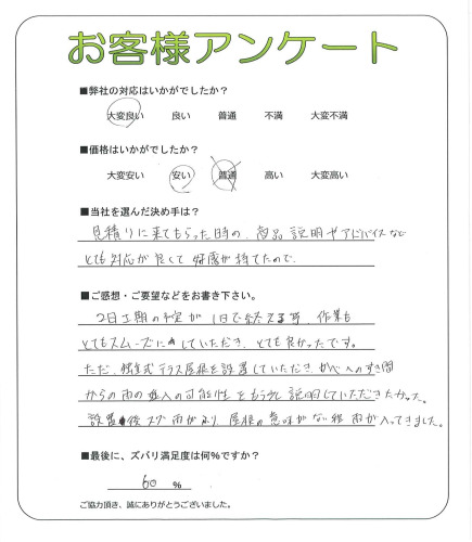 京都府京都市北区 I様