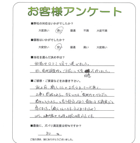 大阪府枚方市 N様