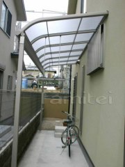 ベランダ竿掛け テラス屋根1階用