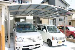 カーポート 新日軽ファインポート2台