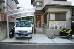 車庫リフォーム 伸縮門扉撤去