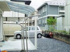 YKKヴェクター(ベクター)テラス屋根1F バラス砕石