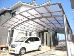 カーポート 雨除け屋根 DIY木製ブランコ