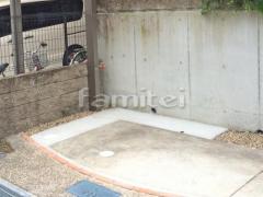 駐車場ガレージ床 土間コンクリート延長