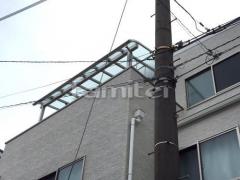 ベランダ屋根 YKKヴェクターテラス3階 積雪50cm対応