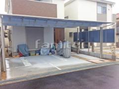 カーポート 柱なし雨除け屋根 激安目隠しフェンス塀