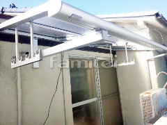 柱なしベランダ屋根 YKKヴェクター2階