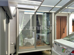ガーデンルーム レギュラーサンルーム 雨除け屋根 フラットテラス1階