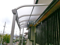 雨除け屋根 YKKヴェクターテラス1階