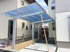 カーポート LIXILネスカF縦1.5台 水平式物干し