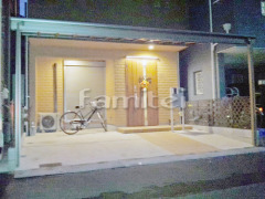 雨除け屋根 LIXILスピーネ1階