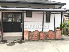 雨除け屋根 YKKヴェクターテラス1階
