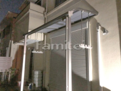 洗濯干し屋根 目隠しフェンス塀 物置