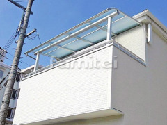 ベランダ屋根 YKKヴェクター2階