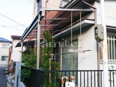 雨除け屋根 LIXILスピーネ1階