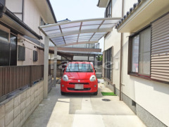 カーポート YKKAP レイナポートグラン 1台用(単棟) R型アール屋根