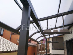 ベランダ屋根 LIXILスピーネ2階