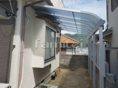雨除け屋根 YKKソラリア 1階 ベランダ屋根 ソラリア 2階