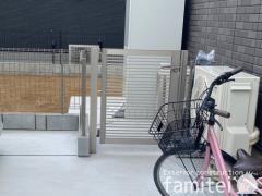 片開き 門扉 LIXIL AB YR2型 細横桟