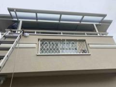2階ベランダ屋根 YKKAP ソラリアF フラット屋根 スタンダード 壁付