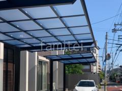 本体色ブラック 屋根材 熱線遮断ポリカーボネート クリアマットS