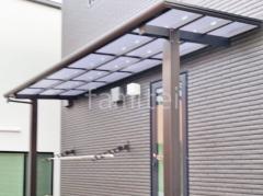 雨除け屋根 YKKAP 独立式エフルージュグランZERO(カバー無) 1階用 F型フラット屋根