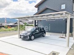 新築シンプル オープン外構