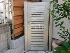 片開き 門扉 YKKAP シンプレオYS1型 横スリット