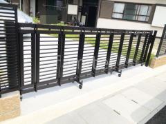 片開き 伸縮門扉 LIXIL シャレオ伸縮1型