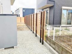 人工木・樹脂 フェンス(木調) F&F マイティウッド ベーシック極 高尺タイプ 目隠し 木調・ラティス 樹脂