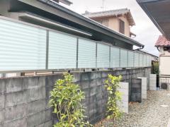 カーポート 目隠しフェンス塀