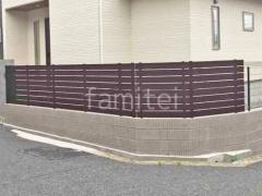 人工木・樹脂 フェンス(木調) F&F マイティウッド ベーシック極 目隠し 木調・ラティス 樹脂
