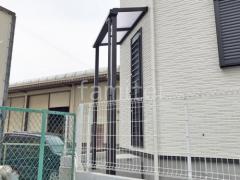 1階テラス屋根 (雨除け) YKKAP ソラリアF フラット屋根 スタンダード 壁付