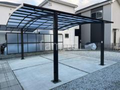 宅配ボックス門柱 カーポート横2台(ワイド)