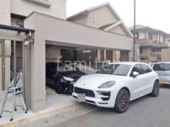 リフォームシンプル クローズ外構
