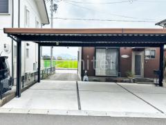 カーポート3台 (横ワイド トリプル) LIXIL 木製調 カーポートSW 積雪50cm対応 フラット屋根 折板屋根