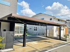 積雪カーポート YKK木製調ジーポートPro横2台延長 積雪50cm対応