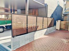 カーポート 目隠しフェンス塀