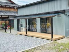 テラス屋根 ウッドデッキ