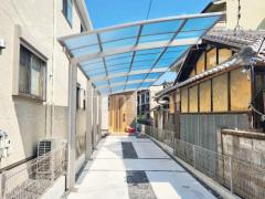 カーポート2台(縦) 連棟 YKKAP アリュース アール屋根