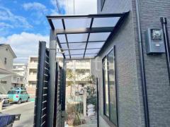 テラス屋根 サイドパネル 土間コンクリート
