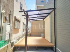 テラス屋根 ウッドデッキ