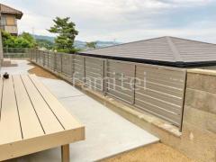 新築シンプル オープン外構