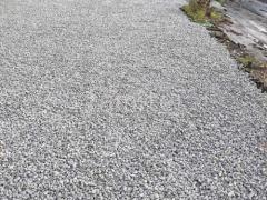 防犯砂利敷き バラス砕石 防草シート加工