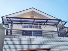2階ベランダ屋根 YKKAP ソラリアF フラット屋根 スタンダード 壁付